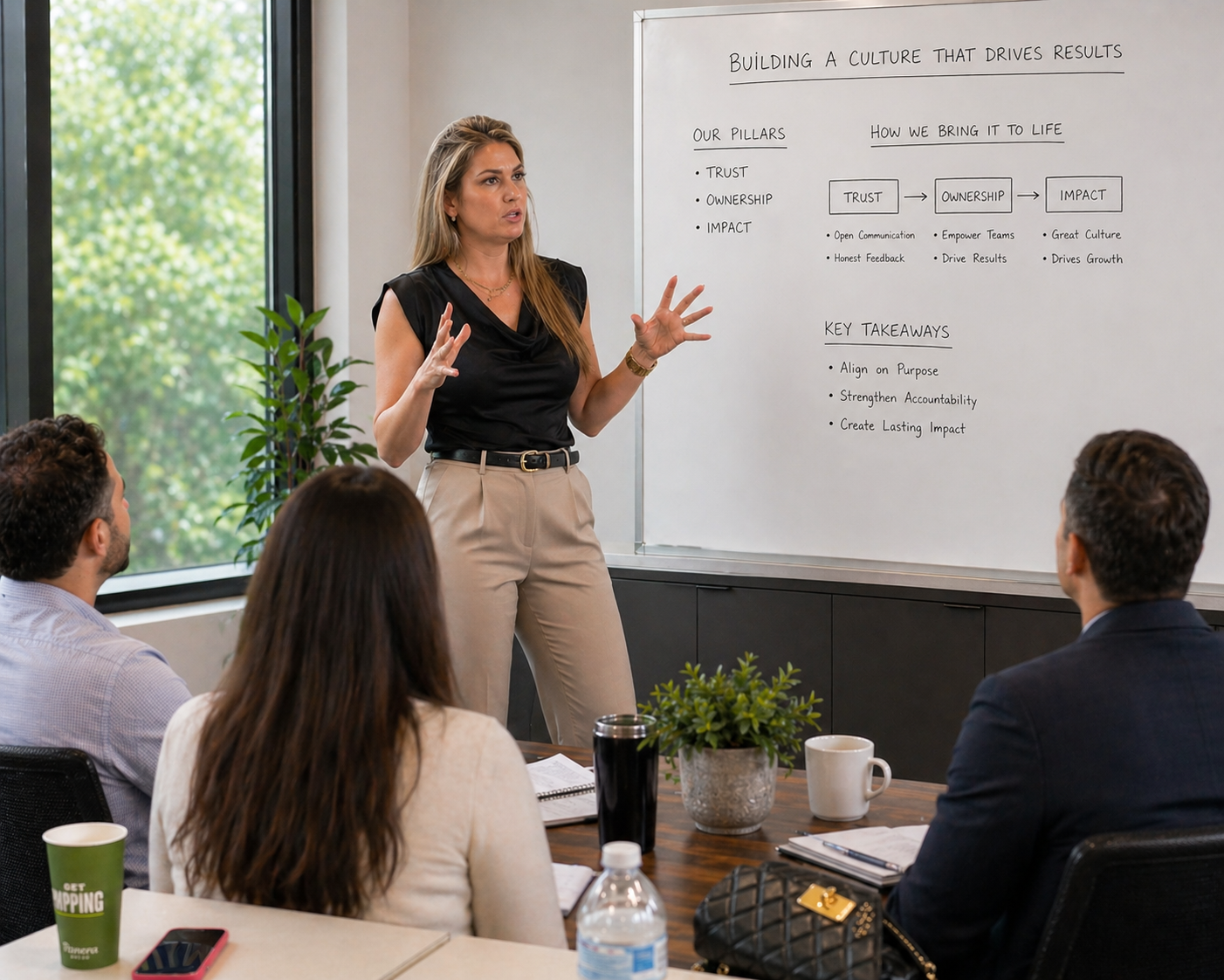 Nicole presenting
